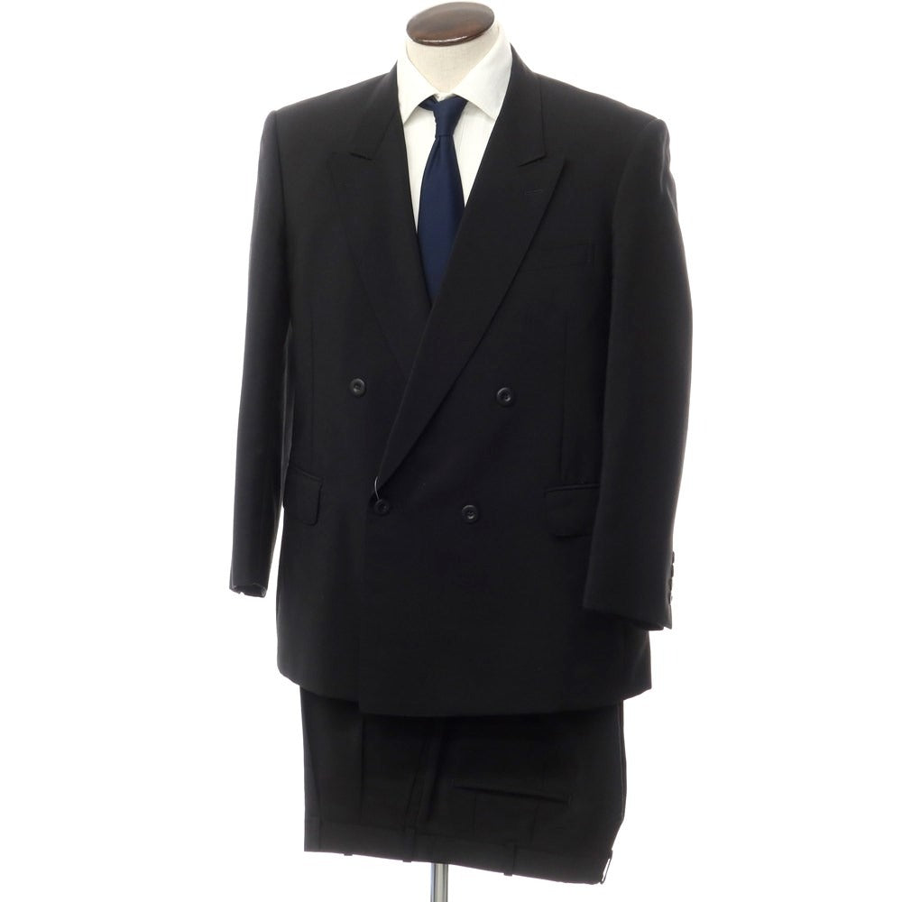 [Used] Gieves &amp;amp; Hawkes wool set-up double-breasted suit
 Black [Size 98/94/170] [BLK] [S/S] [Condition Rank C] [Men&