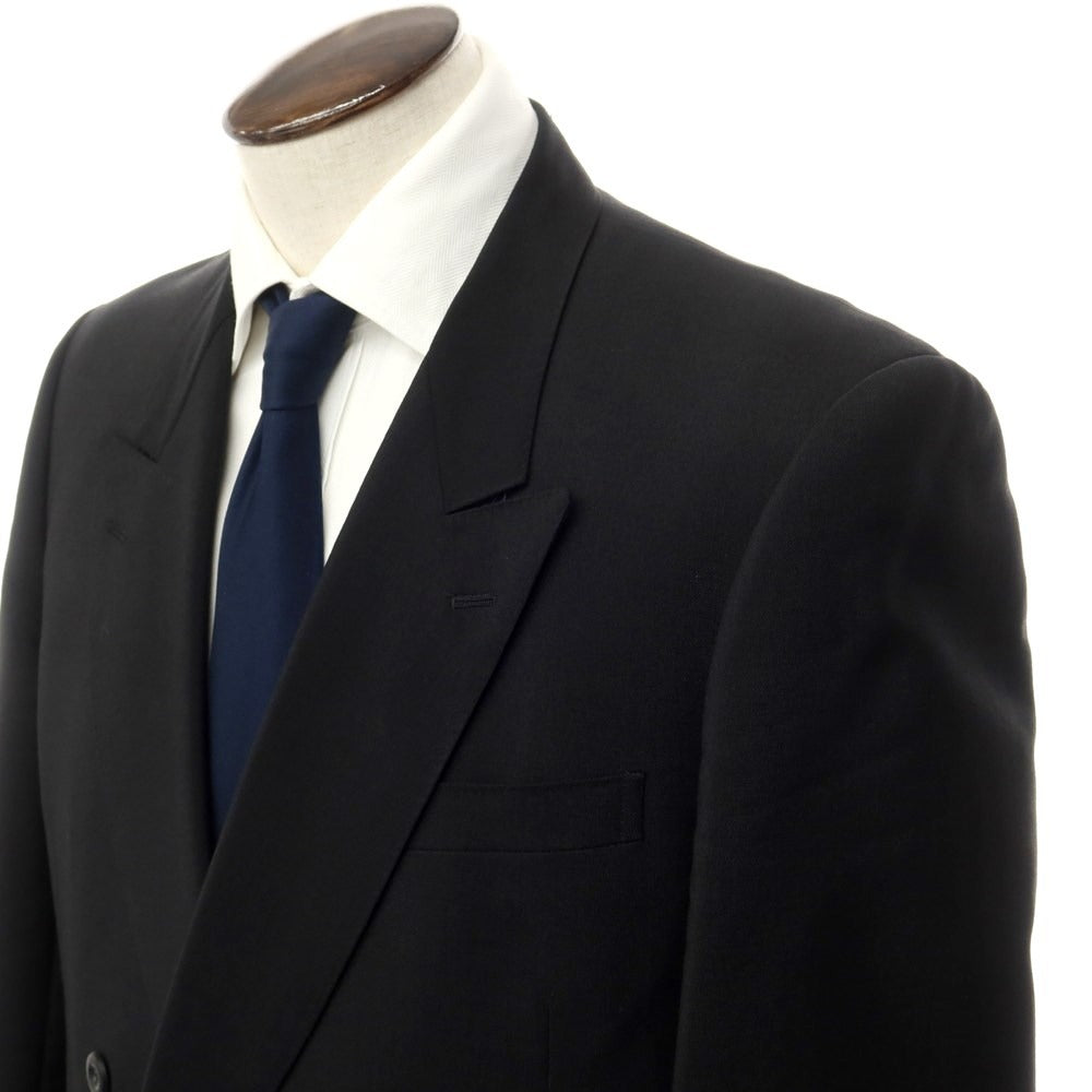 [Used] Gieves &amp;amp; Hawkes wool set-up double-breasted suit
 Black [Size 98/94/170] [BLK] [S/S] [Condition Rank C] [Men&