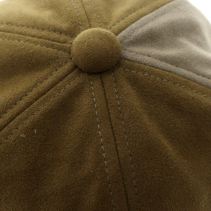 【中古】タア TAH ポリエステル ベースボール キャップ オリーブグリーンxグレー【サイズFREE】【 状態ランクA 】【 レディース 】 [EPD]