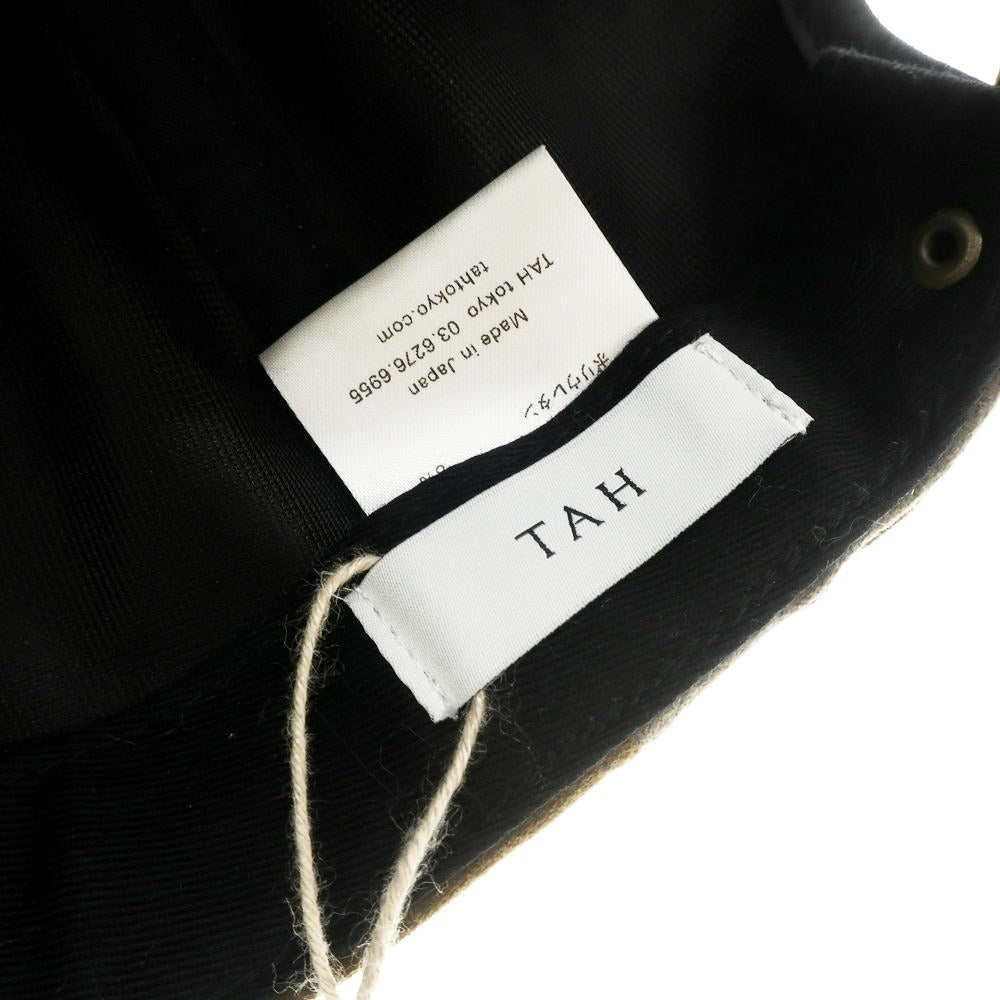 【中古】タア TAH ポリエステル ベースボール キャップ オリーブグリーンxグレー【サイズFREE】【 状態ランクA 】【 レディース 】 [EPD]