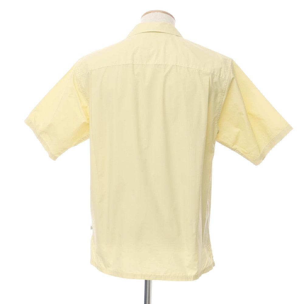 [Used] Green Label Relaxing Cotton Open Collar Short Sleeve Shirt Light Yellow [S] [Condition Rank B] [Men&