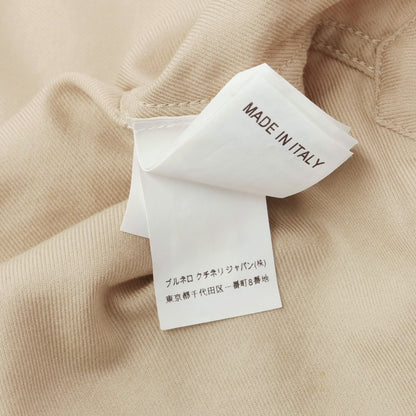 [Used] Brunello Cucinelli Cotton Military Shirt Beige [M] [Condition Rank C] [Men&