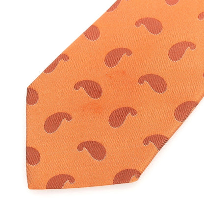 [Used] EREDI CHIARINI Paisley 3-fold silk tie, orange [Condition: B] [Men&