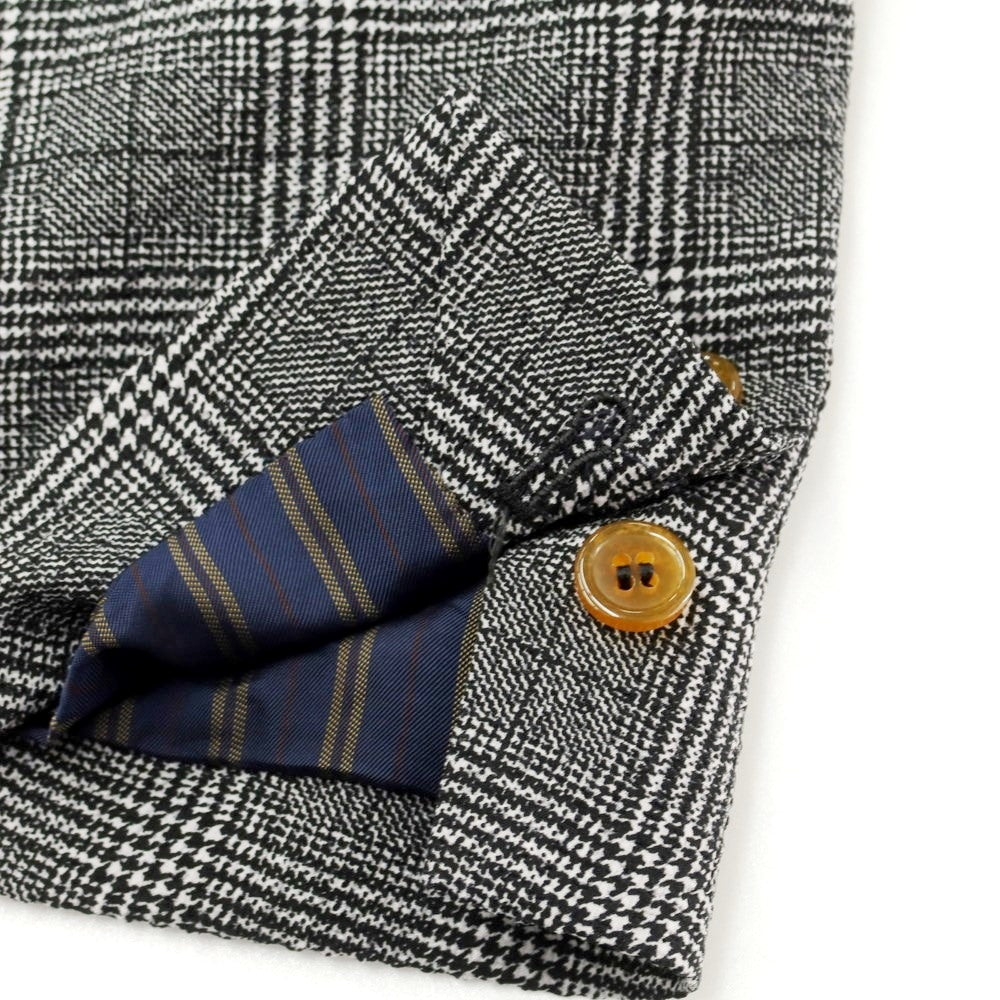 [Used] Vivienne Westwood MAN Polyester Check 2-Button Suit Gray x Black [46/44] [Condition Rank B] [Men&