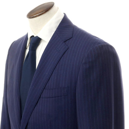 [Used] Green Label Relaxing Wool Striped 2-Button Suit Navy [48] [Condition Rank B] [Men&