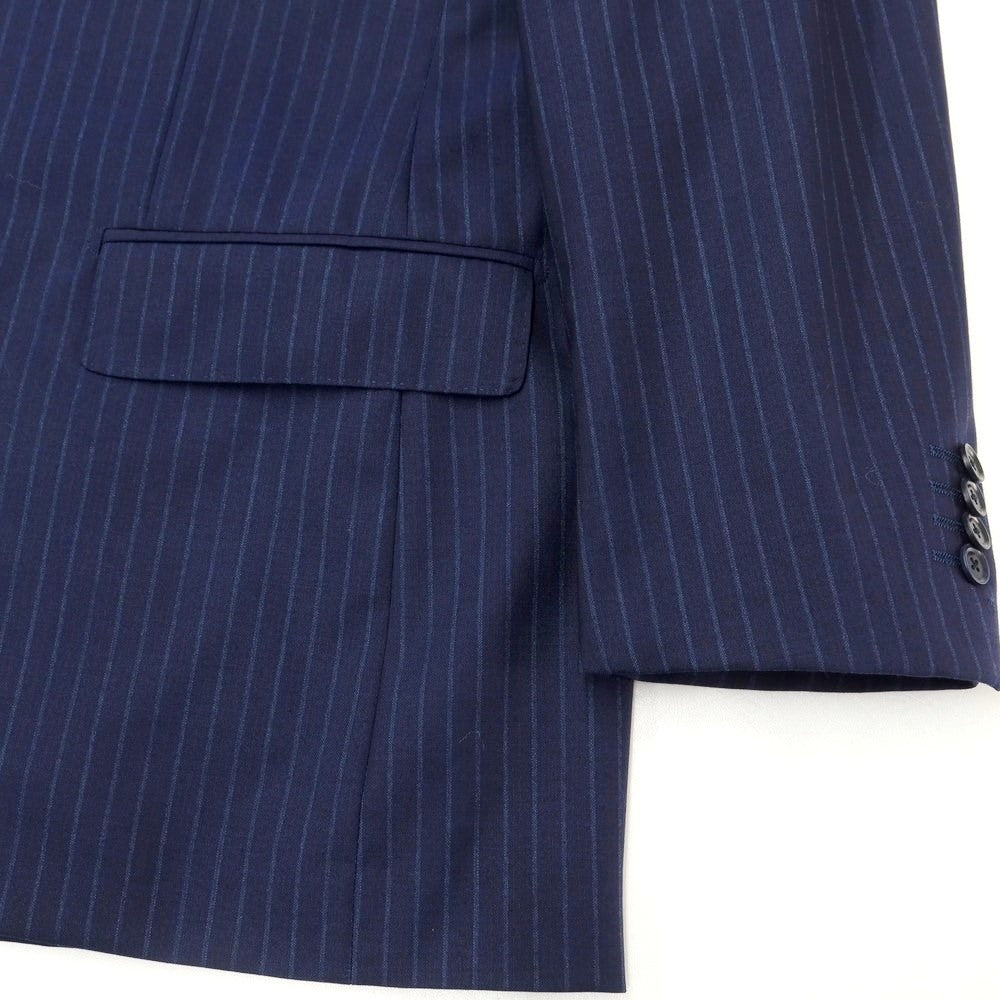 [Used] Green Label Relaxing Wool Striped 2-Button Suit Navy [48] [Condition Rank B] [Men&