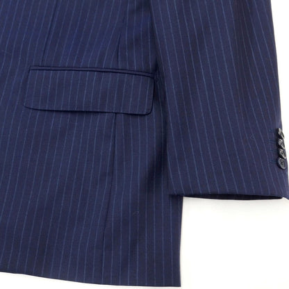 [Used] Green Label Relaxing Wool Striped 2-Button Suit Navy [48] [Condition Rank B] [Men&