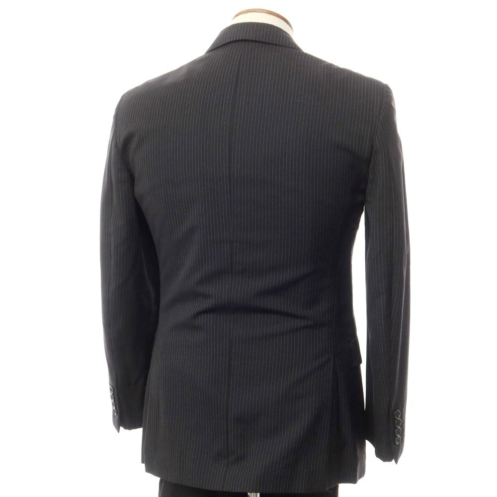 [Used] Polo Ralph Lauren Wool Striped 2-Button Suit Charcoal Gray x White [38] [Condition Rank C] [Men&