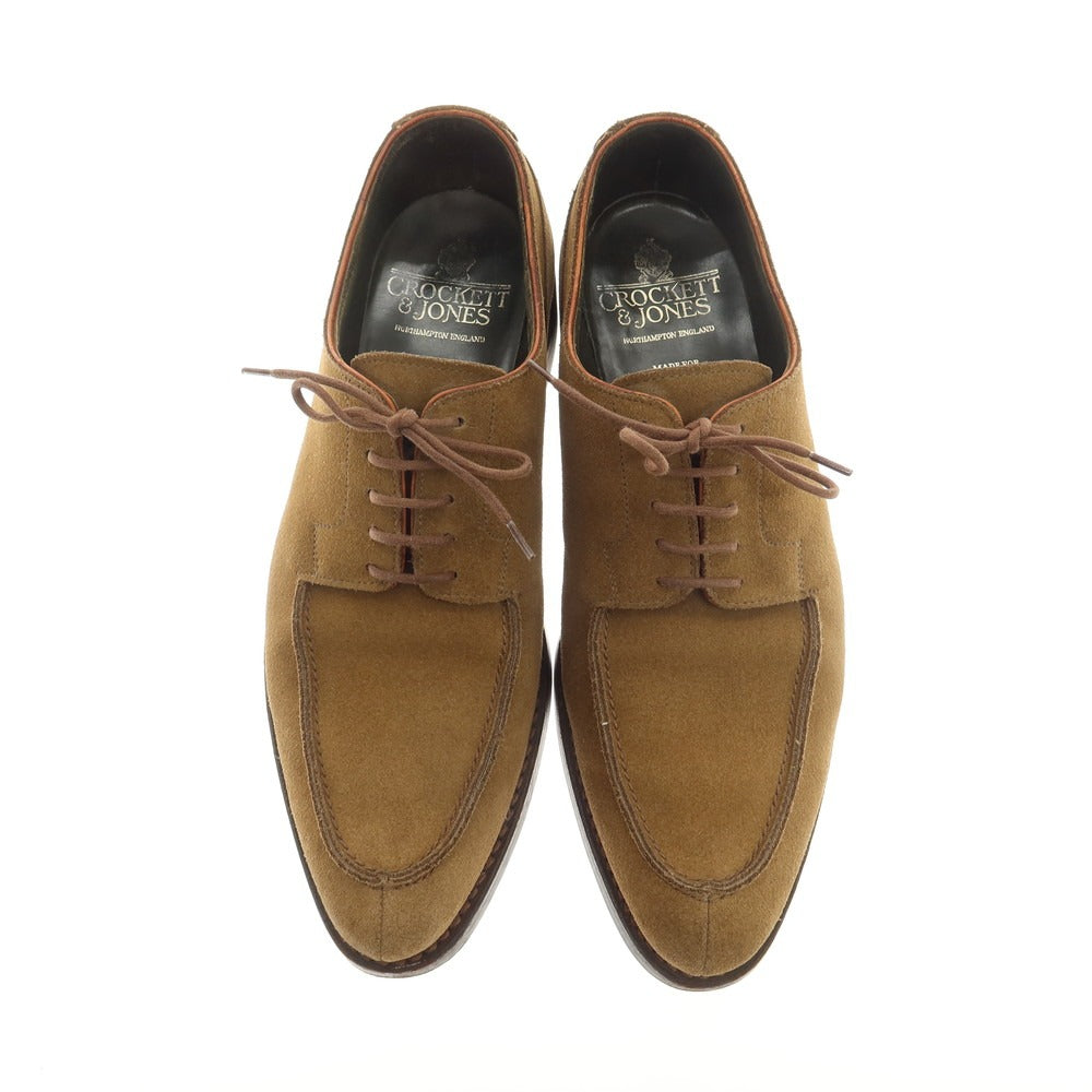 【中古】クロケットアンドジョーンズ CROCKETT&amp;JONES WIGSTON スエード ドレスシューズ ブラウン【サイズ5E】【BRW】【S/S/A/W】【状態ランクC】【メンズ】【768771】
[EPD]