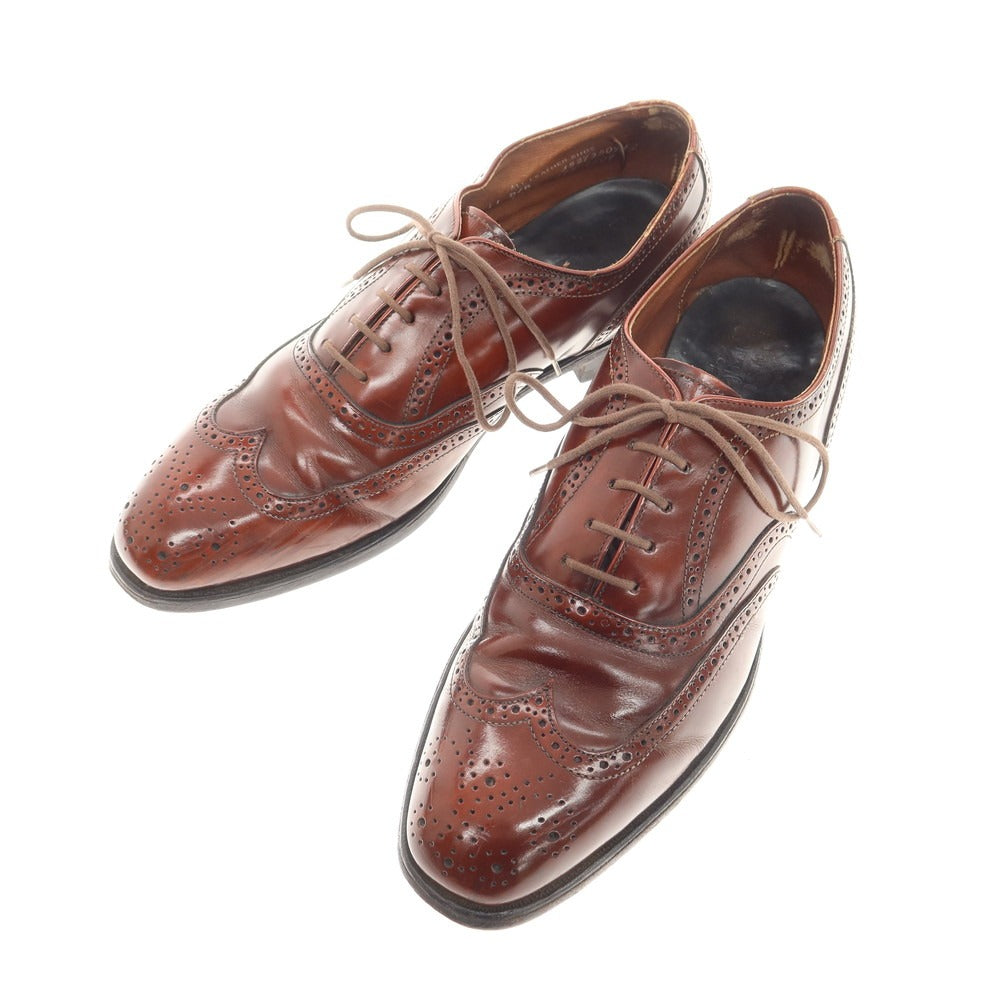 [Used] Stetson (Shoes) THE STETSON SHOE COMPANY Leather Wingtip Dress Shoes Brown [Size 11D] [BRW] [S/S/A/W] [Condition Rank C] [Men&