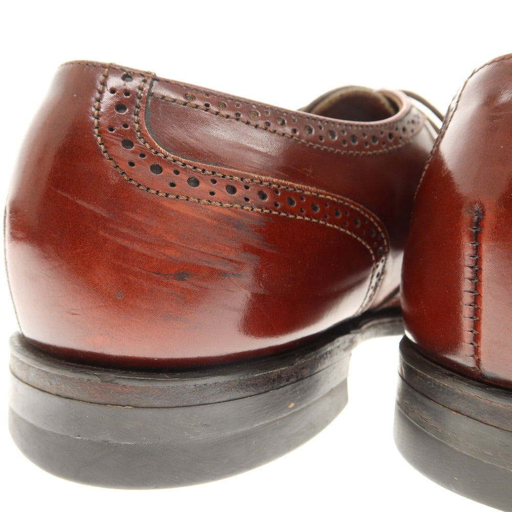 [Used] Stetson (Shoes) THE STETSON SHOE COMPANY Leather Wingtip Dress Shoes Brown [Size 11D] [BRW] [S/S/A/W] [Condition Rank C] [Men&