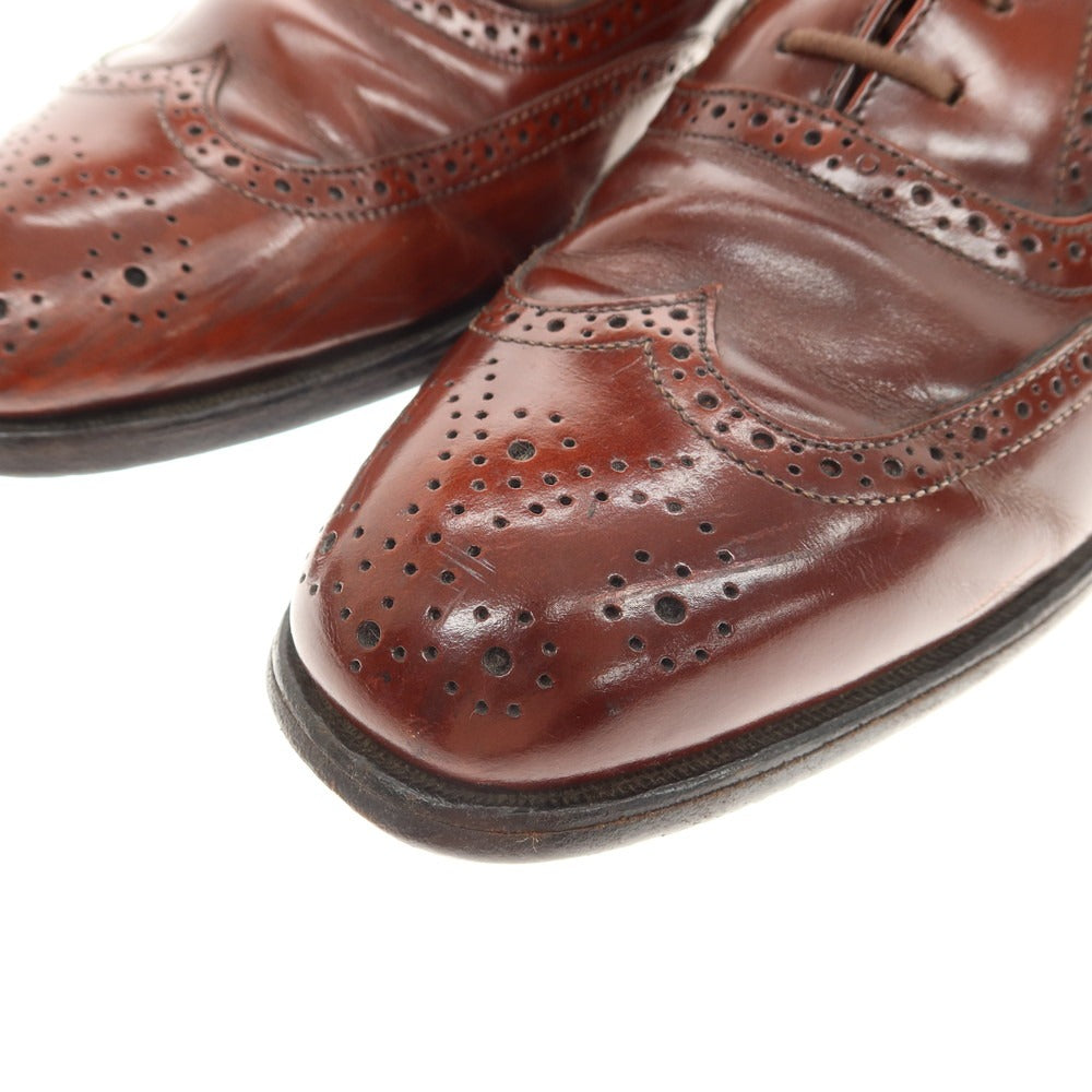 【中古】ステットソン（シューズ） THE STETSON SHOE COMPANY レザー ウイングチップ ドレスシューズ ブラウン【サイズ11D】【BRW】【S/S/A/W】【状態ランクC】【メンズ】【768771】
[EPD]