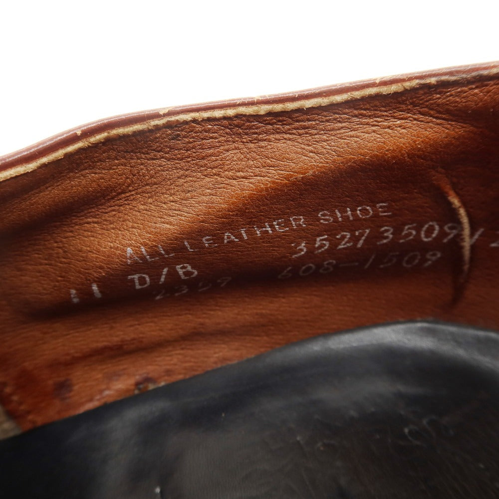 【中古】ステットソン（シューズ） THE STETSON SHOE COMPANY レザー ウイングチップ ドレスシューズ ブラウン【サイズ11D】【BRW】【S/S/A/W】【状態ランクC】【メンズ】【768771】
[EPD]