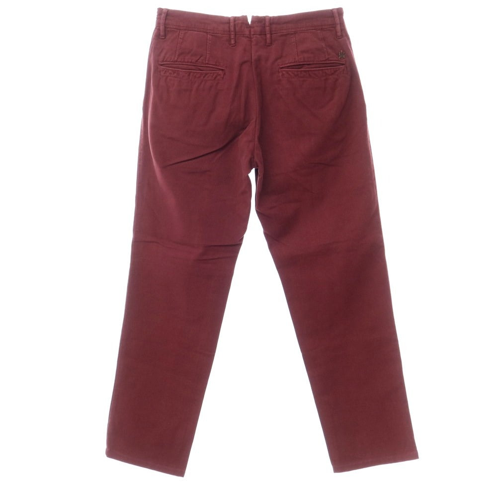 [Used] INCOTEX Cotton Casual Slacks Pants Wine Red [31] [Condition Rank B] [Men&