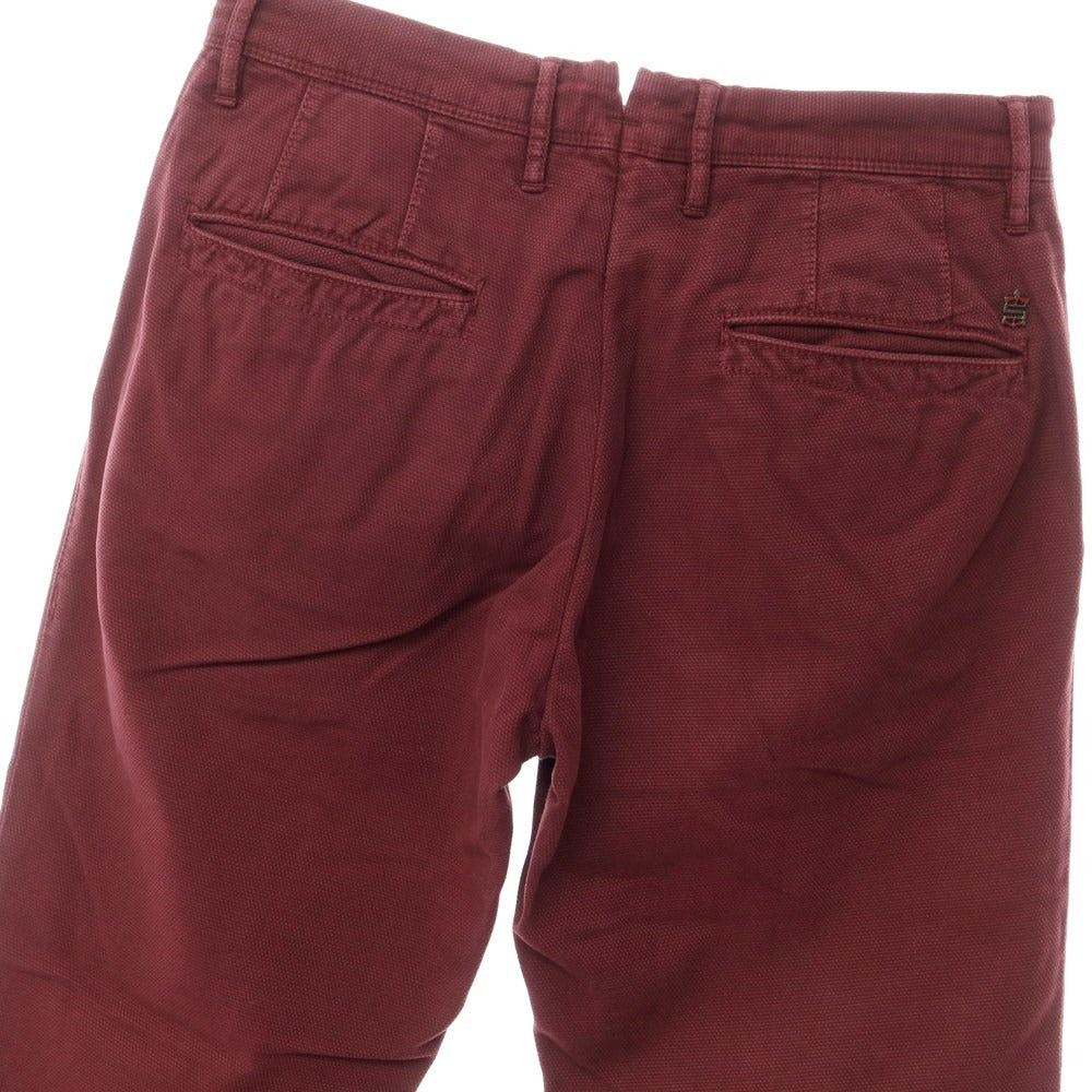 [Used] INCOTEX Cotton Casual Slacks Pants Wine Red [31] [Condition Rank B] [Men&