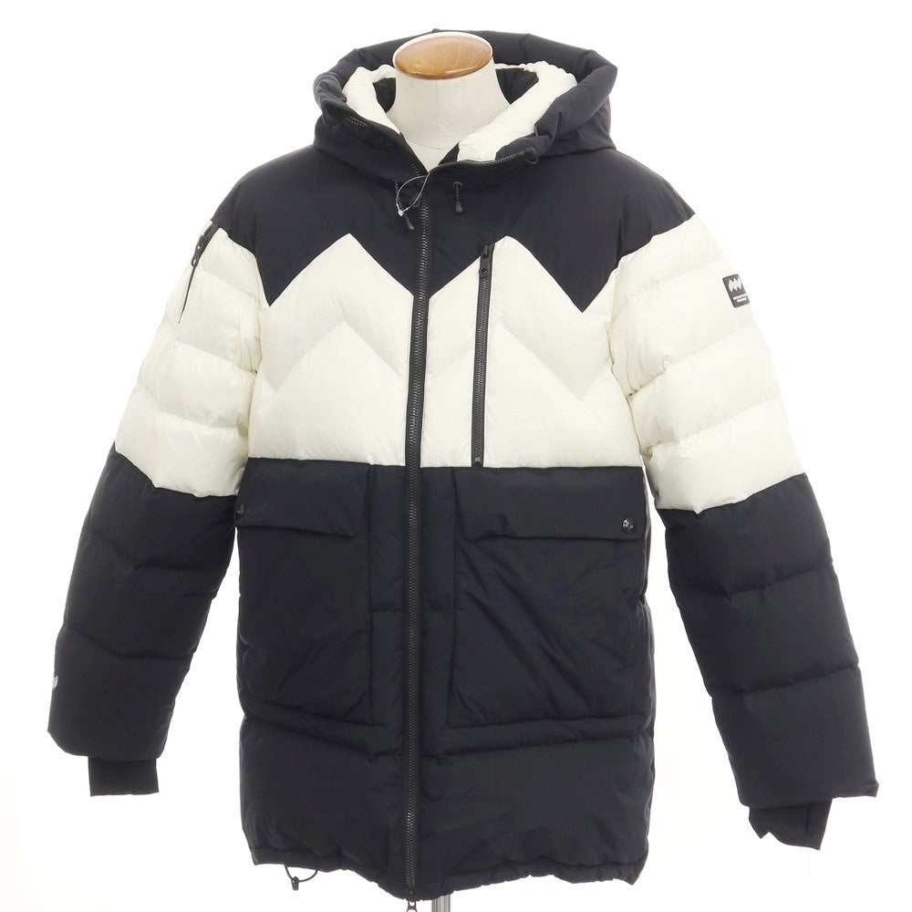 【中古】マウンテンワークス MOUNTAIN WORKS ポリエステル ダウンコート ブラックxホワイト【サイズM】【BLK】【A/W】【状態ランクA】【メンズ】 [EPD]