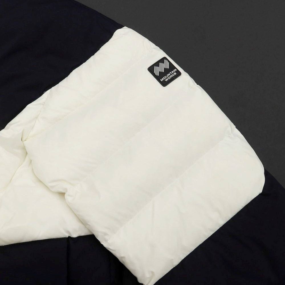 【中古】マウンテンワークス MOUNTAIN WORKS ポリエステル ダウンコート ブラックxホワイト【サイズM】【BLK】【A/W】【状態ランクA】【メンズ】 [EPD]