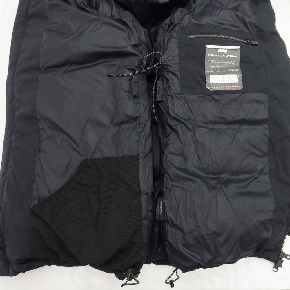 【中古】マウンテンワークス MOUNTAIN WORKS ポリエステル ダウンコート ブラックxホワイト【サイズM】【BLK】【A/W】【状態ランクA】【メンズ】 [EPD]