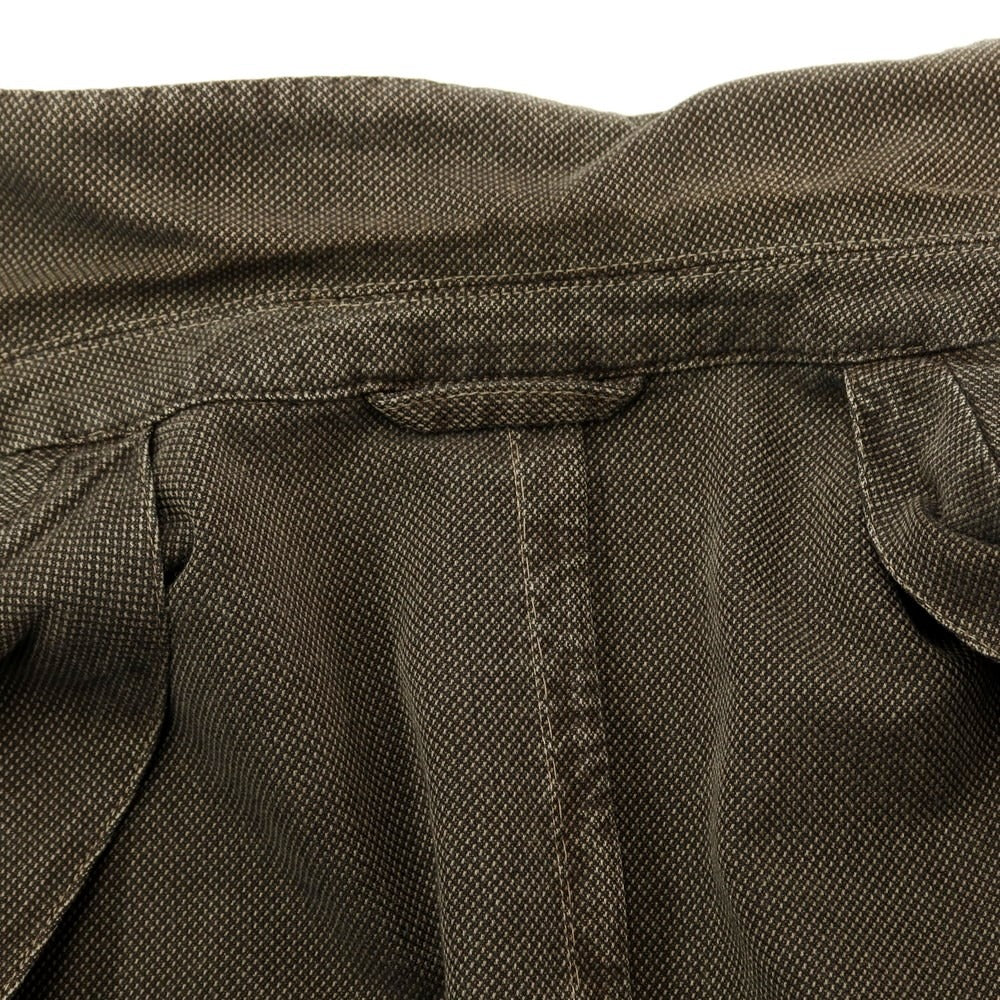 [Used] HYDROGEN × Luigi Bianchi Mantova Cotton 2B Casual Jacket Dark Brown [44] [Condition Rank B] [Men&