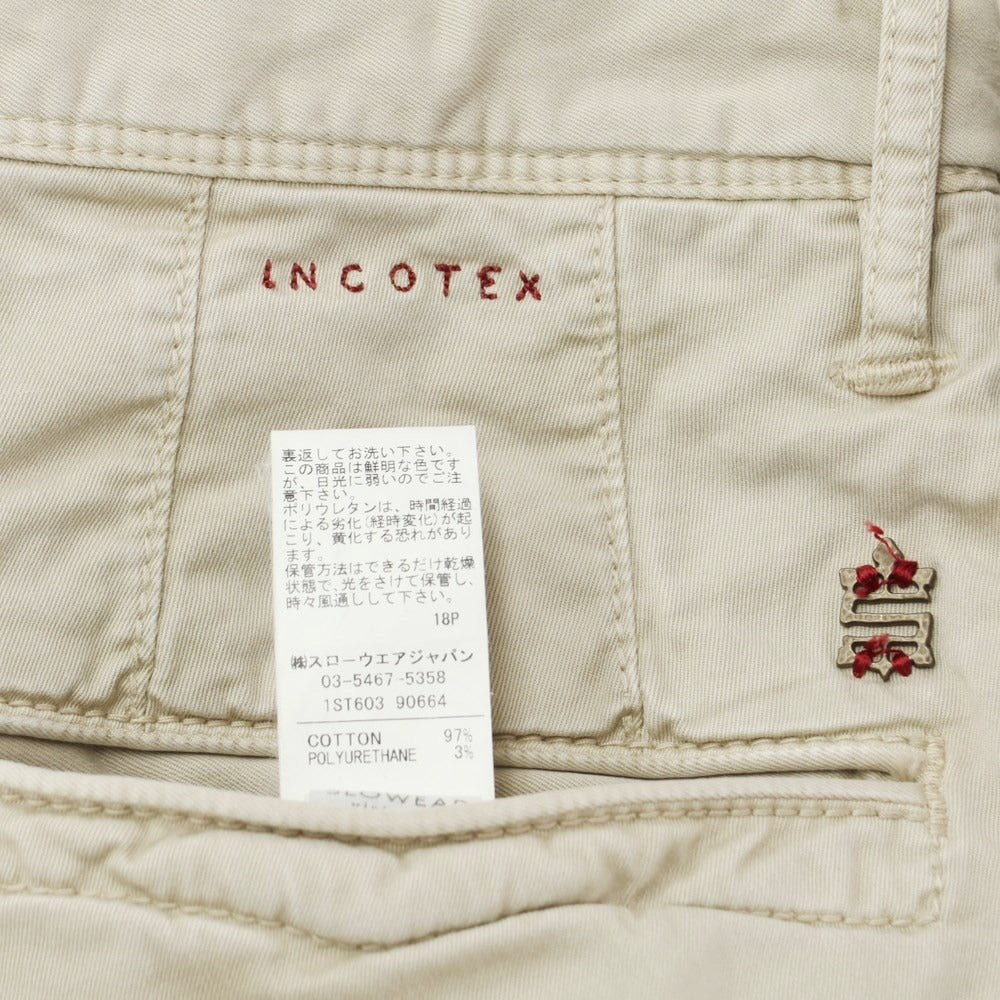 [Used] INCOTEX Cotton Casual Slacks Pants Beige [31] [Condition Rank C] [Men&