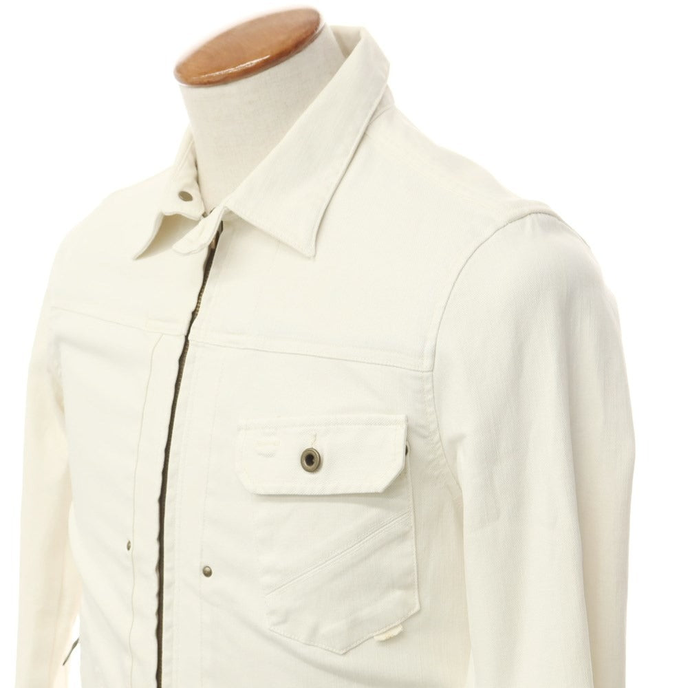 [Used] Johnbull Cotton Zip-up Work Jacket Off-White [M] [Condition Rank C] [Men&