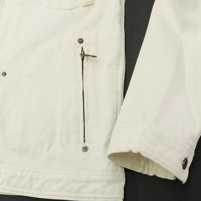 [Used] Johnbull Cotton Zip-up Work Jacket Off-White [M] [Condition Rank C] [Men&