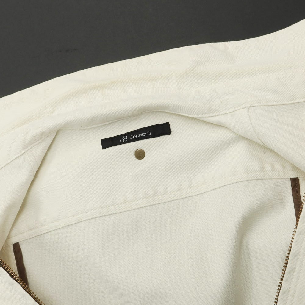 [Used] Johnbull Cotton Zip-up Work Jacket Off-White [M] [Condition Rank C] [Men&