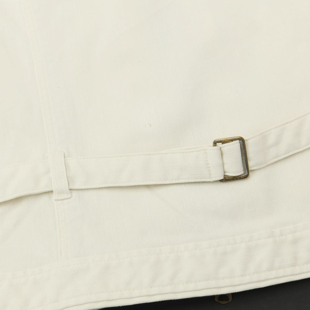 [Used] Johnbull Cotton Zip-up Work Jacket Off-White [M] [Condition Rank C] [Men&