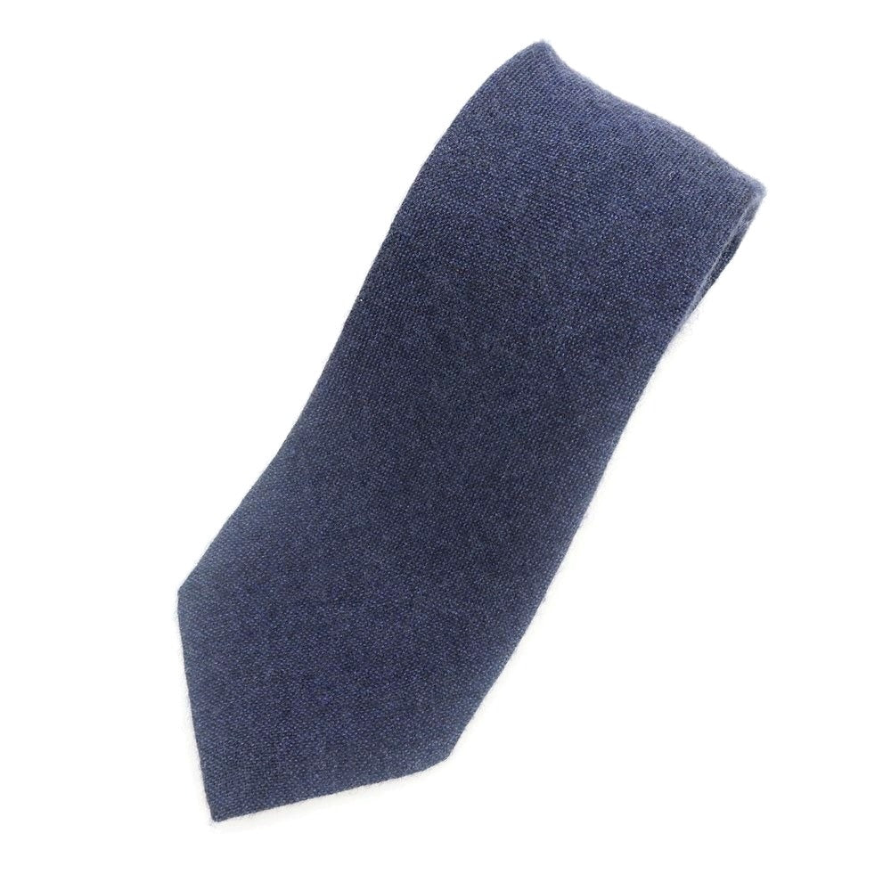 [Used] ARIANNA 3-fold cashmere silk tie, navy [Condition: C] [Men&