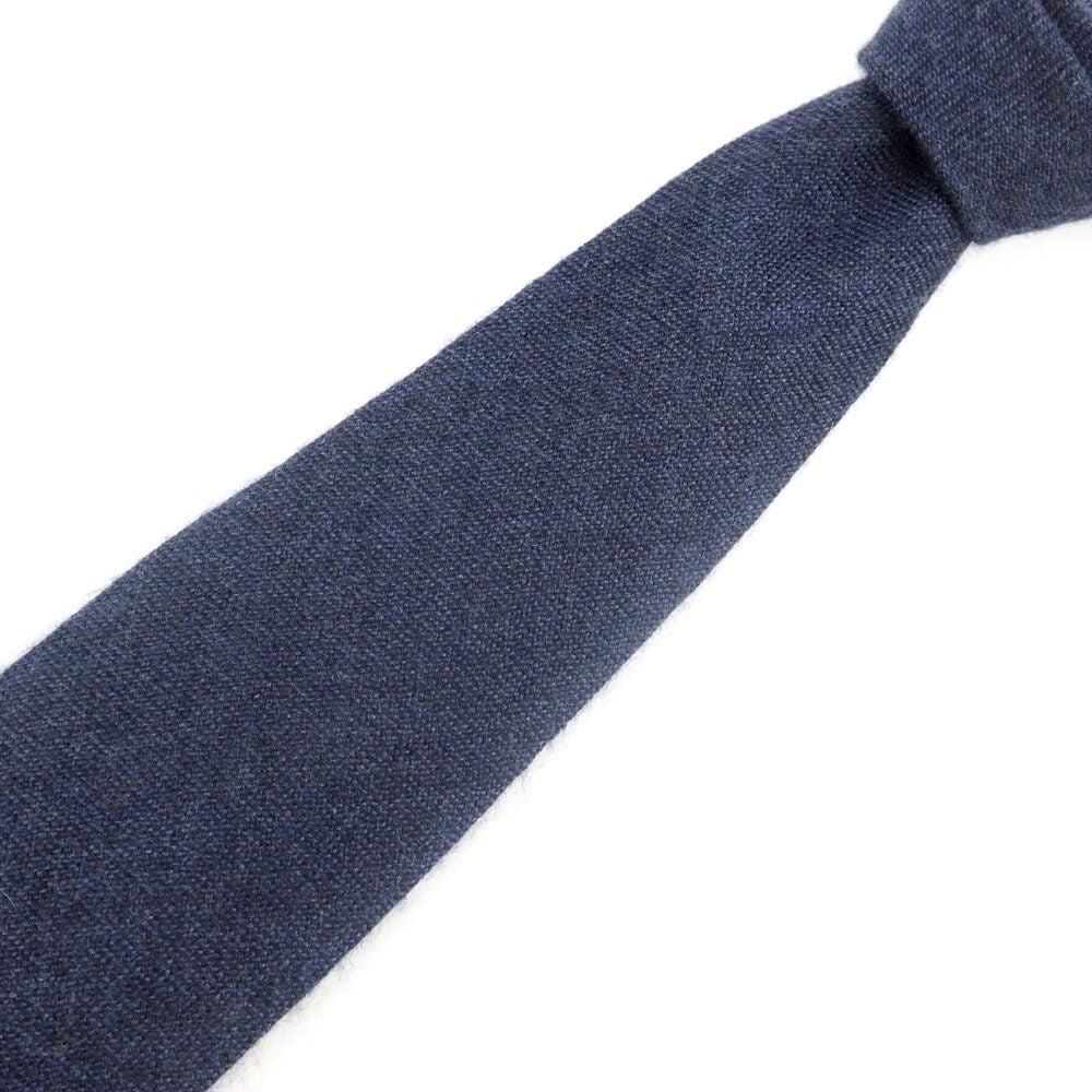 [Used] ARIANNA 3-fold cashmere silk tie, navy [Condition: C] [Men&