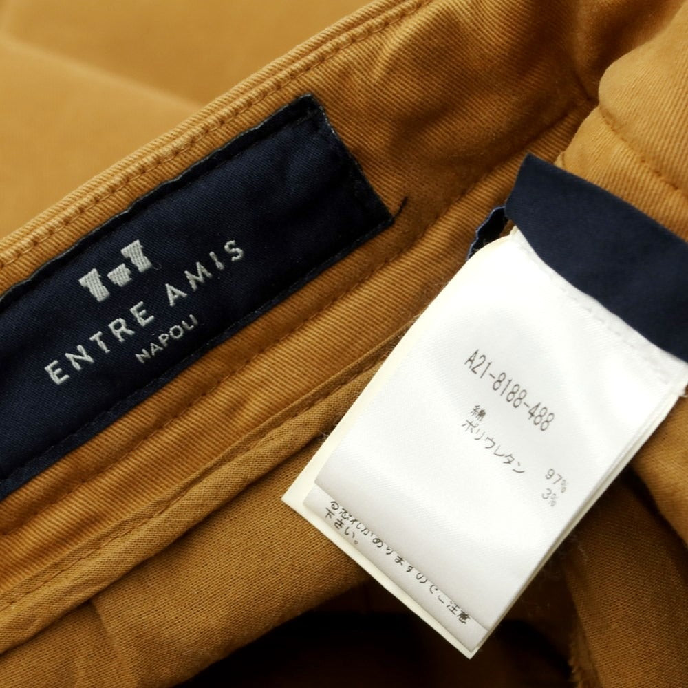 [Used] ENTRE AMIS Cotton Casual Slacks Pants Camel Brown [32] [Condition Rank B] [Men&