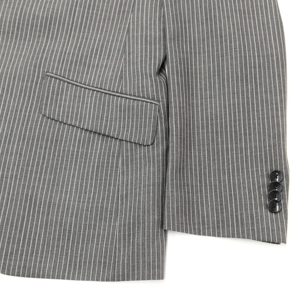 [Used] TRAFALD Wool Striped 2-Button Suit, Gray x White [94Y6] [Condition Rank B] [Men&