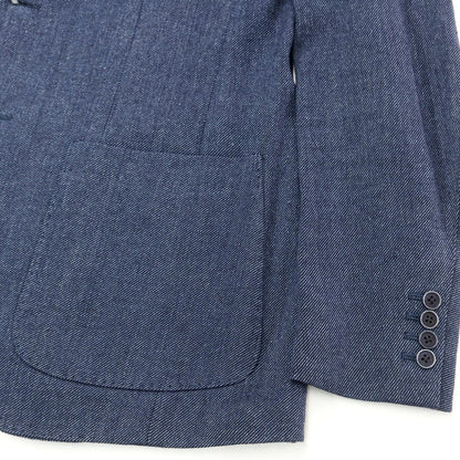 [Used] Cantarelli Linen Cotton 3B Casual Jacket Navy [46] [Condition Rank B] [Men&