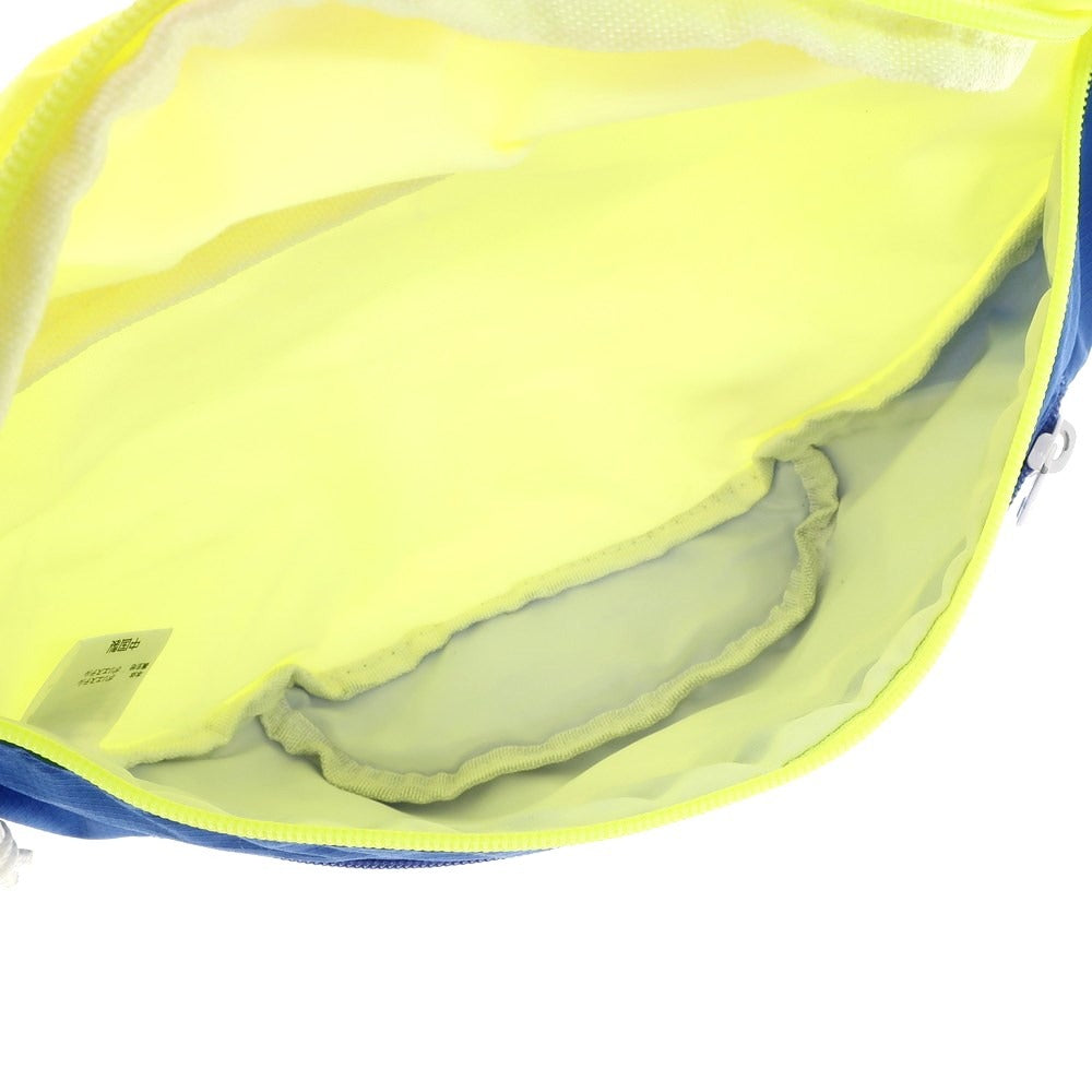 [Used] Reebok Nylon Waist Bag Blue x Neon Yellow [Condition Rank B] [Men&