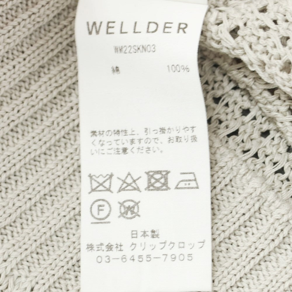 【中古】ウェルダー WELDER コットン ニットベスト グレー【サイズ4】【GRY】【S/S】【状態ランクB】【メンズ】【759681】