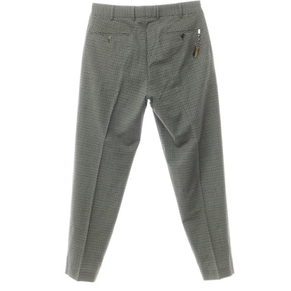 [Used] PT TORINO TREDICI Wool Check Casual Slacks Pants Gray x Black x Olive [48] [Condition Rank A] [Men&