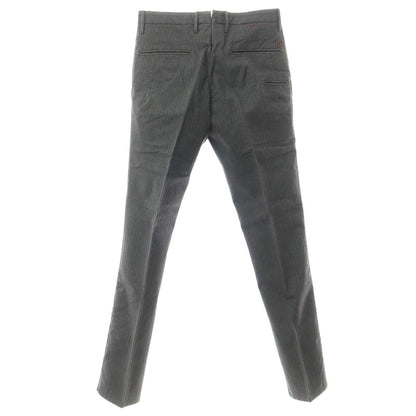 [Used] INCOTEX Cotton Herringbone Casual Slacks Pants Gray [31] [Condition Rank B] [Men&