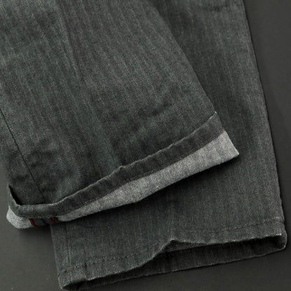 [Used] INCOTEX Cotton Herringbone Casual Slacks Pants Gray [31] [Condition Rank B] [Men&