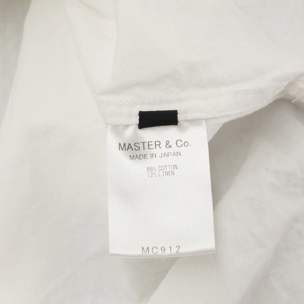 [Used] Master &amp;amp; Co. Cotton Linen Pullover Shirt White [1] [Condition Rank C] [Unisex]
 [BPD]