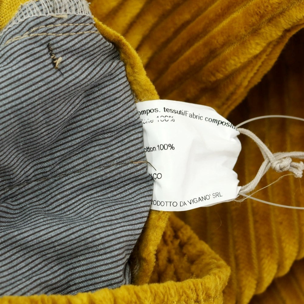 [Used] VIGANO Cotton Corduroy Pants Mustard [Size 46] [YEL] [A/W] [Condition Rank A] [Men&