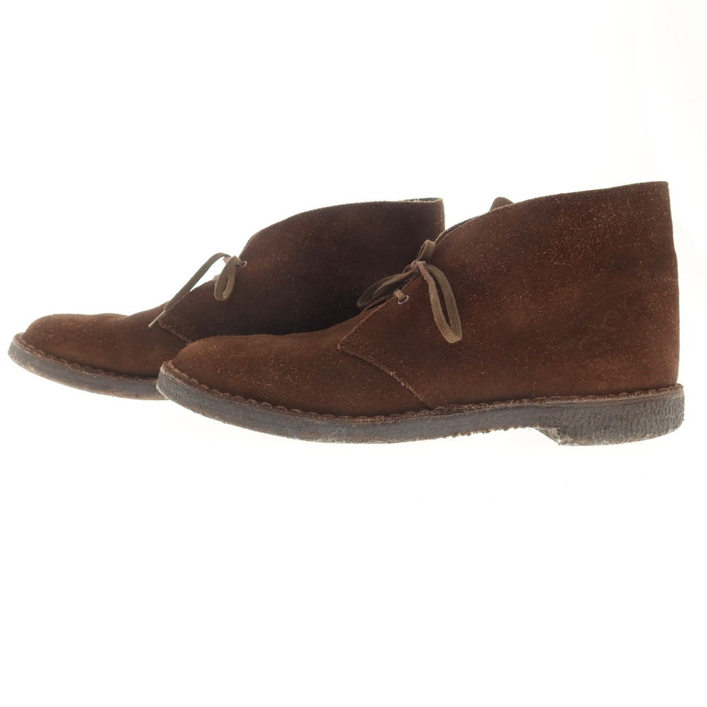 [Used] Clarks Suede Desert Boots Brown [Size 8 1/2] [BRW] [S/S/A/W] [Condition Rank C] [Men&