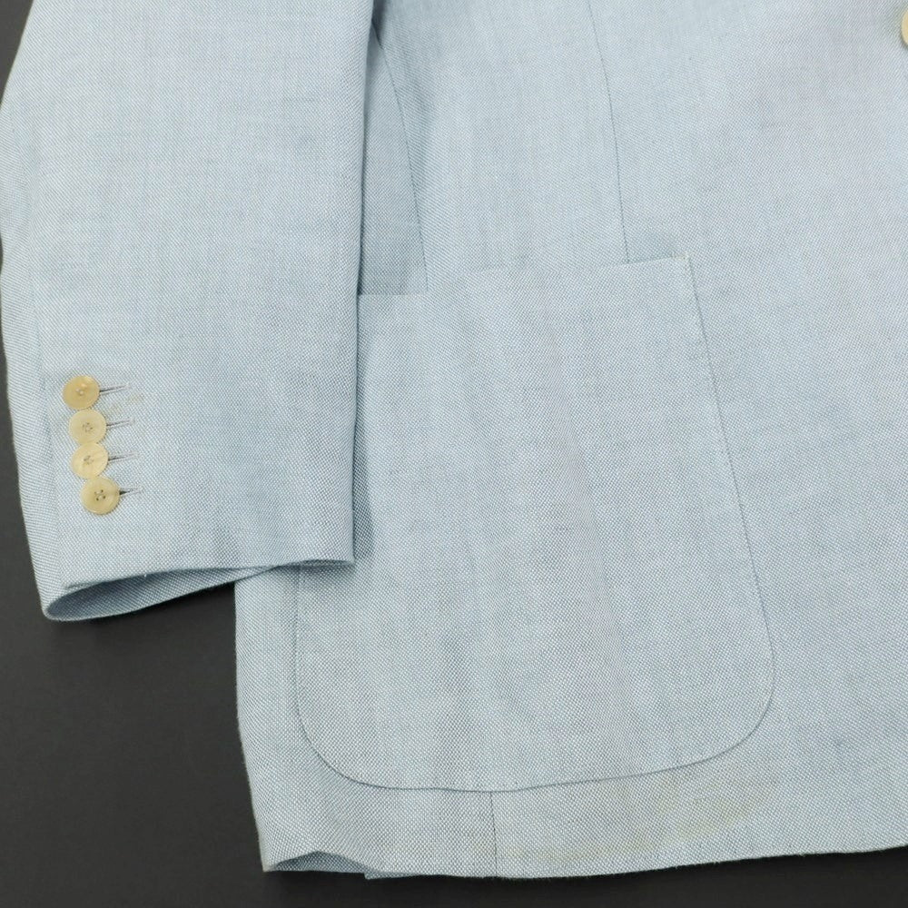 [Used] Loro Piana Linen Casual Jacket Light Blue [50] [Condition Rank D] [Men&