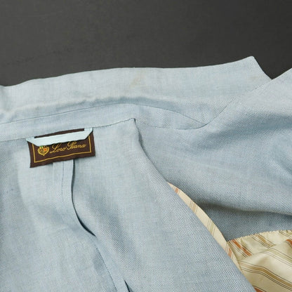 [Used] Loro Piana Linen Casual Jacket Light Blue [50] [Condition Rank D] [Men&