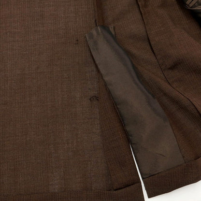 [Used] ARISTOCRATICO Summer Wool Tailored Jacket Brown [48] [Condition Rank C] [Men&