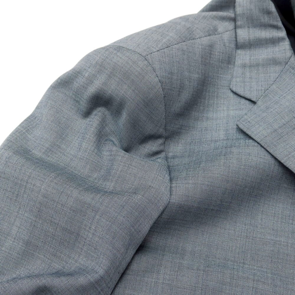 [Used] PIOMBO English wool 3-button suit, grayish blue [48] [Condition: C] [Men&