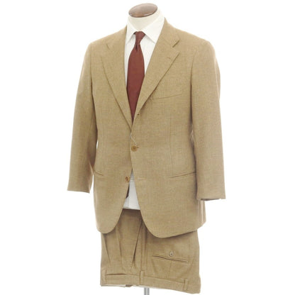 [Used] Kiton Wool Mohair 3-Button Suit, Ocher [50] [Condition Rank D] [Men&