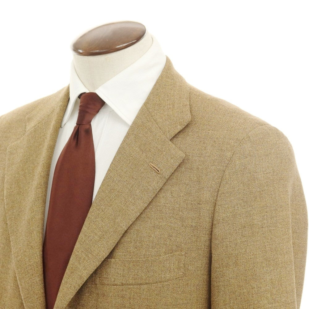 [Used] Kiton Wool Mohair 3-Button Suit, Ocher [50] [Condition Rank D] [Men&