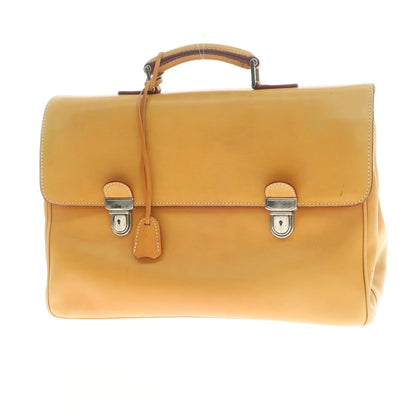 [Used] BANDINI Leather Briefcase Light Orange [Condition Rank D] [Men&