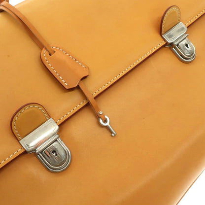 [Used] BANDINI Leather Briefcase Light Orange [Condition Rank D] [Men&