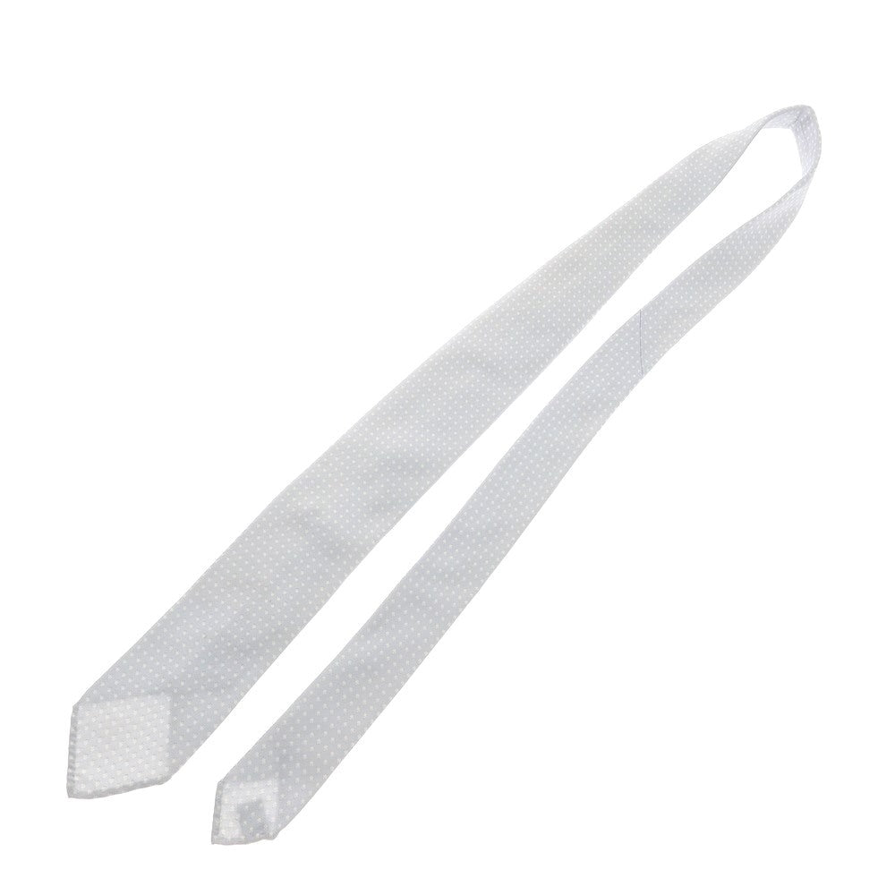 【中古】タイユアタイ TIE YOUR TIE シルク 小紋柄ネクタイ ライトブルーxホワイト【 状態ランクB 】【 メンズ 】 [DPD]